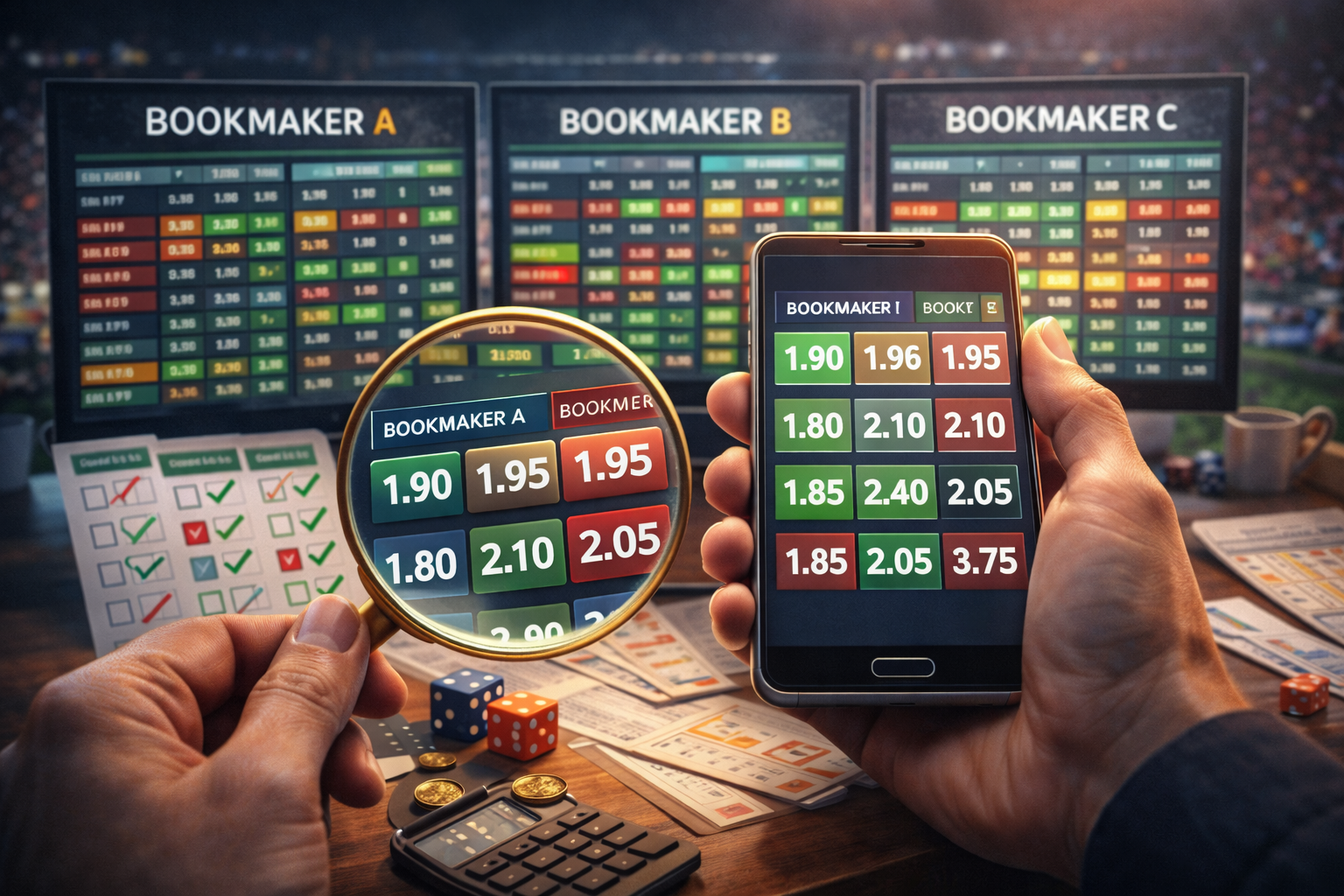 So sánh tỷ lệ cược thể thao