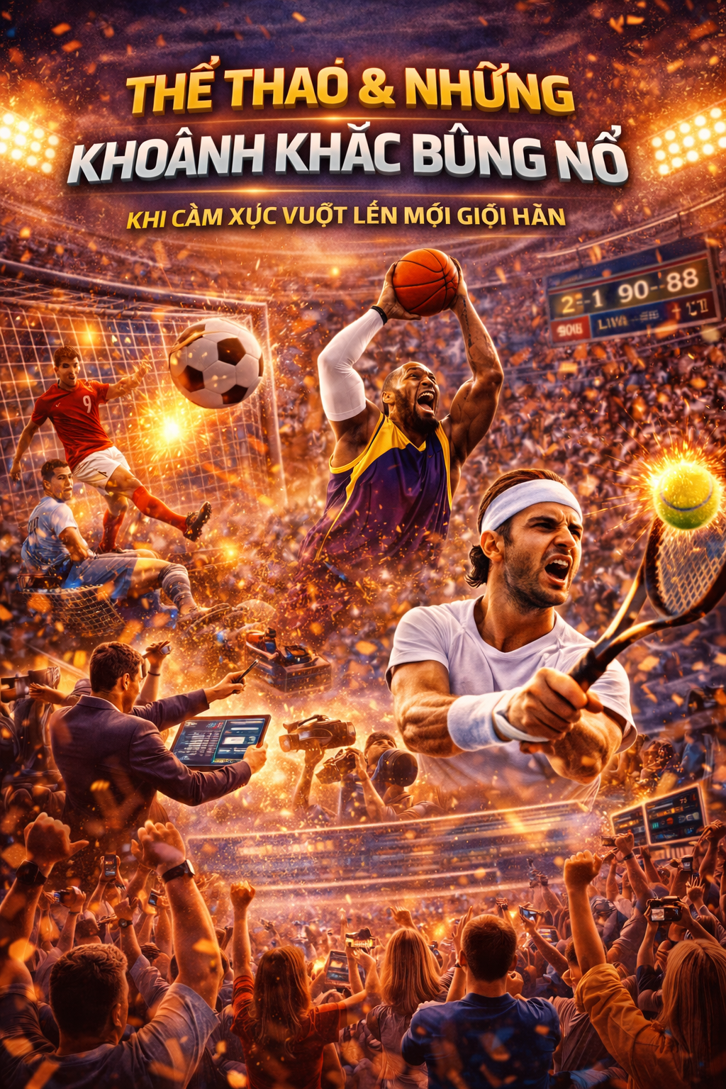 Khoảnh khắc thể thao bùng nổ