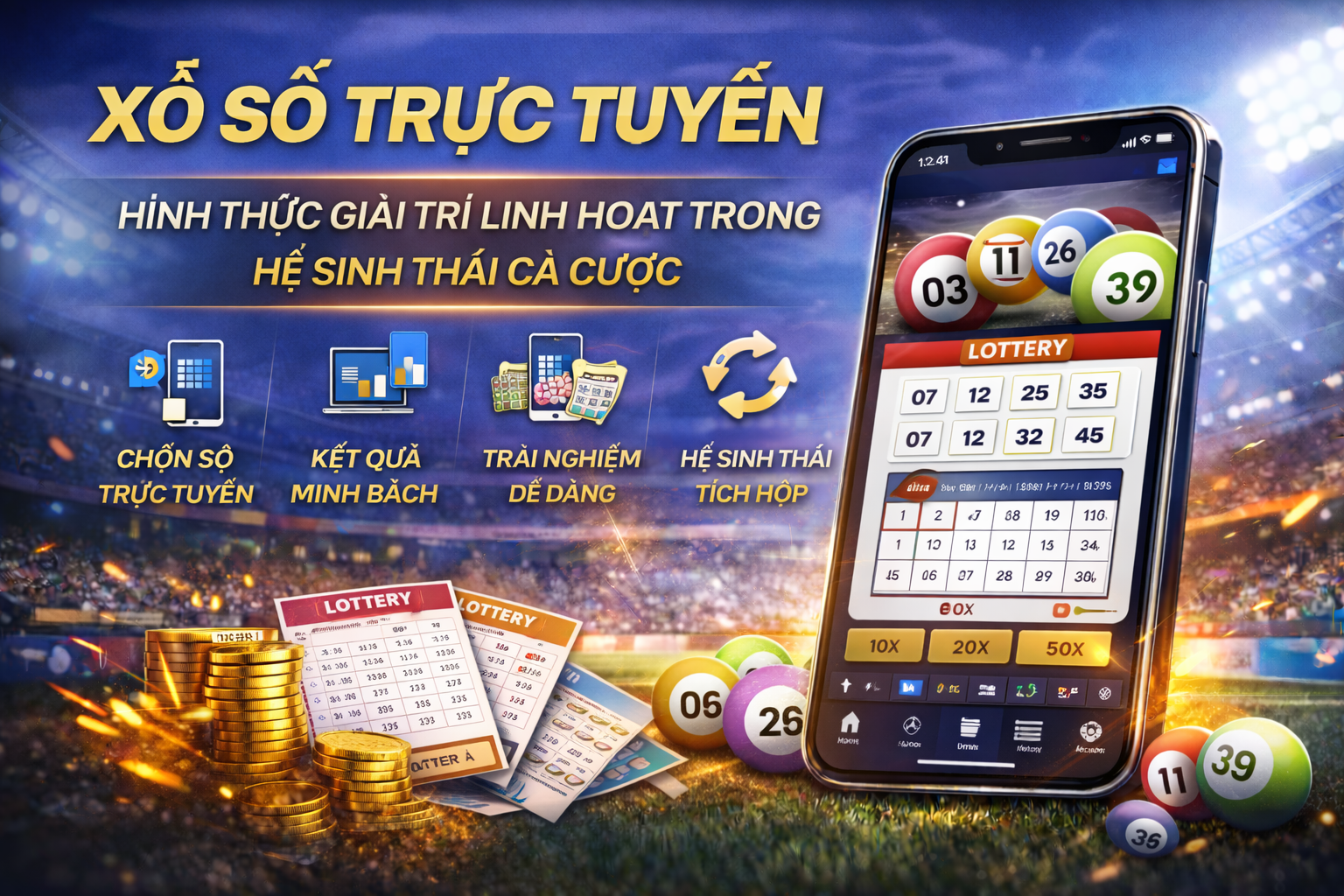 Xổ số trực tuyến hiện đại