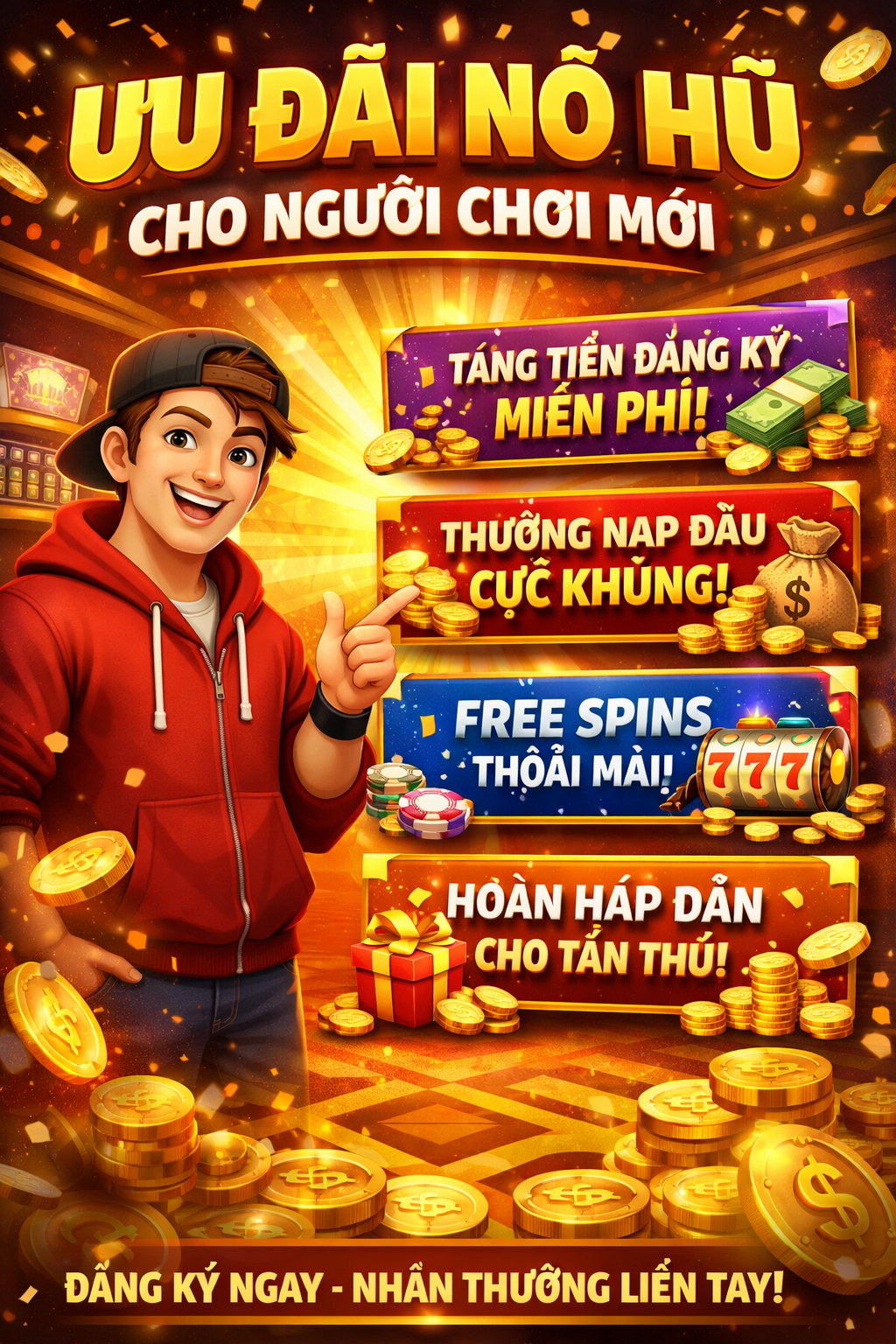 Ưu đãi hấp dẫn cho người chơi mới